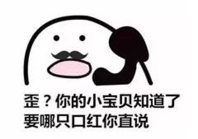 买口红表情包:我要一只香奈儿,我还要一只迪奥_手机搜狐网