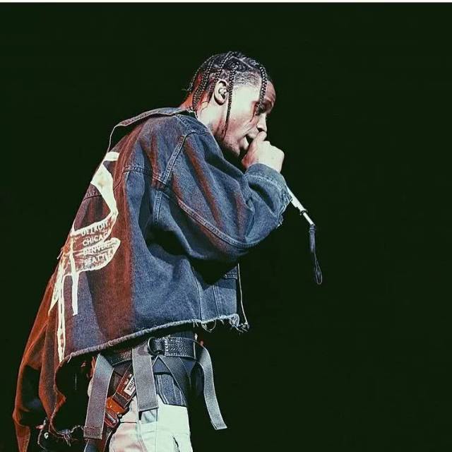 travis scott头像 背影,travisscott头像背影 时下最红的嘻哈歌手 travis scott 也多次上身 doublet 单品