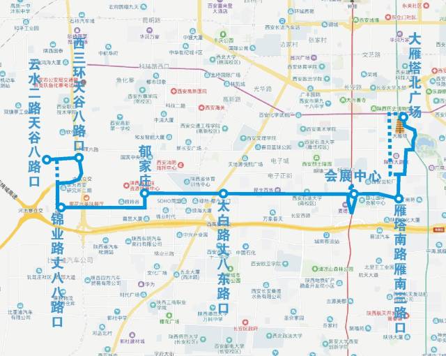 西安市公交526路线路将进行调整