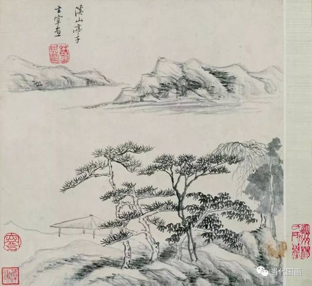 董其昌 《 仿古山水册》