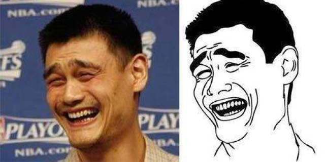 nba五大表情包之王:姚明只排第二,榜首一张图红遍全世界