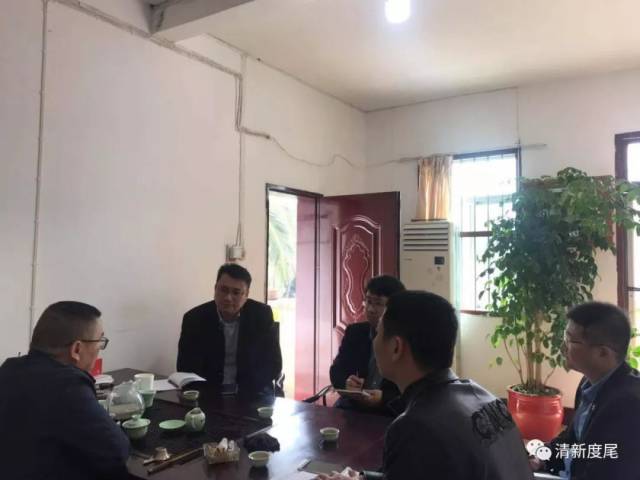 县委常委,组织部长陈志挺来我镇督导信访维稳和环境保护等工作