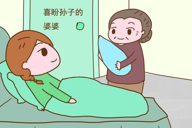 喜盼孙子孙女的婆婆
