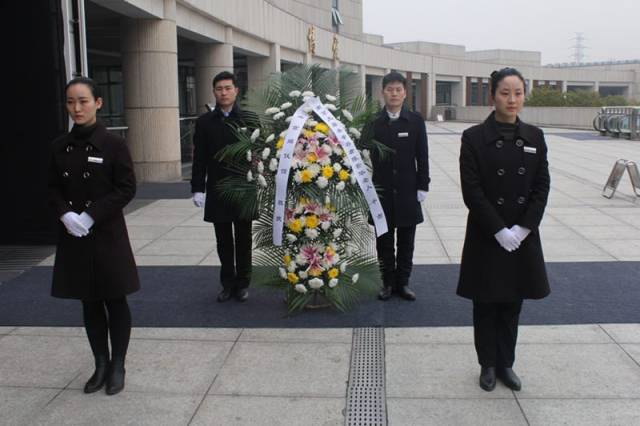 南京大屠杀幸存者陈素华老人追悼会在南京殡仪馆举行