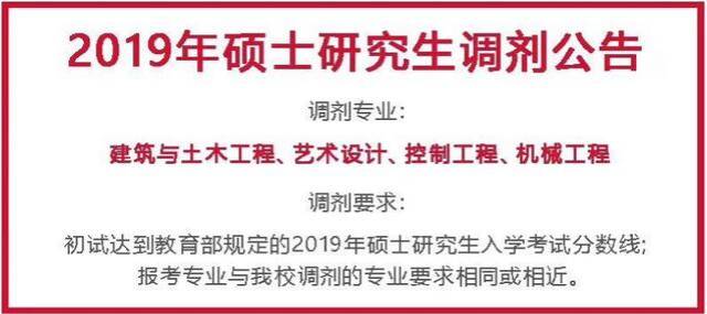 西京学院2019年硕士研究生调剂公告奖学金1012万生