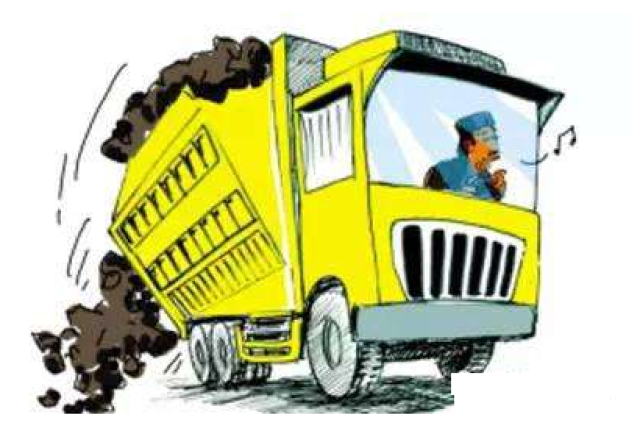 渣土车运输管理漏洞 祸从天降被石块砸伤