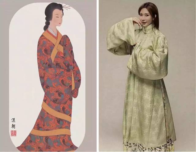 这种服饰叫"深衣" 中国古代最早的服装之一 魏晋时期服饰最大的特点