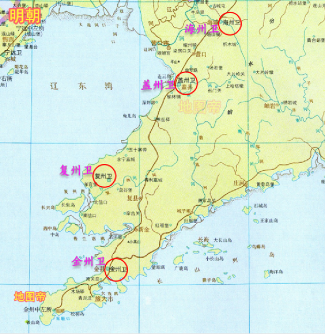 原创明朝时辽东半岛和山东半岛有多重要?