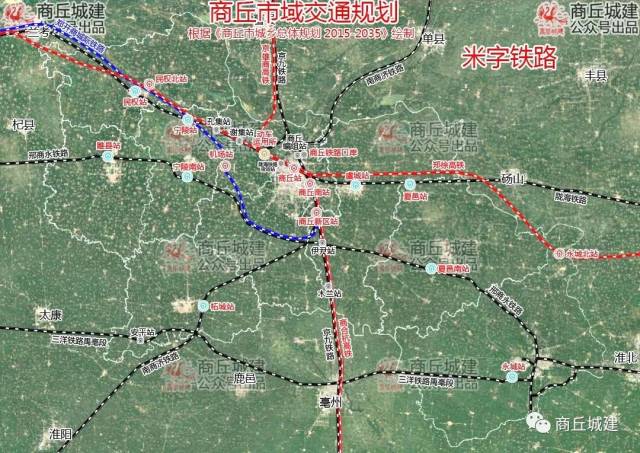 京九铁路,g105等交通设施构成; 商丘-鹿邑快速通道由s209等交通设施