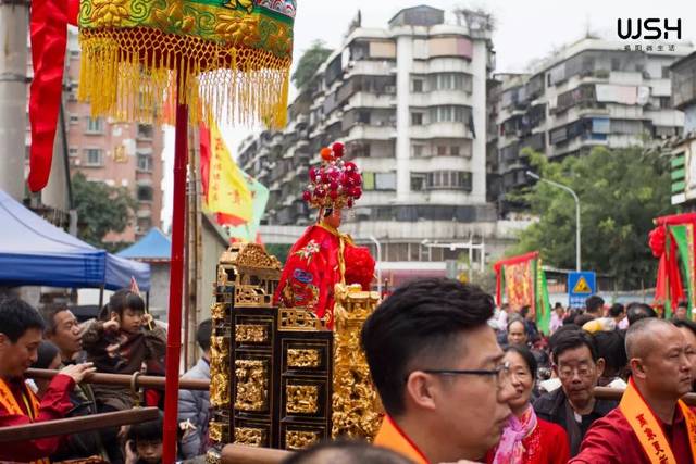 多图 视频!今天榕城蜻蜓桥福德老爷坐神轿出巡,全城热闹