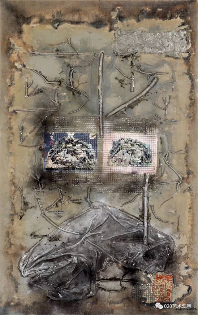 深圳综合材料绘画作品邀请展在深圳大学美术馆开幕(附78幅作品)