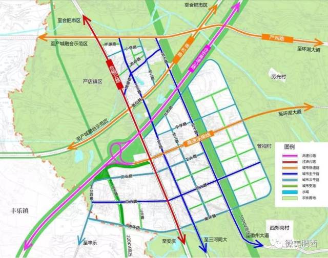 镇区道路交通规划图