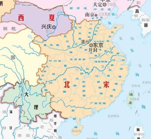 2,宋朝正区划图:奠定中国区划版图