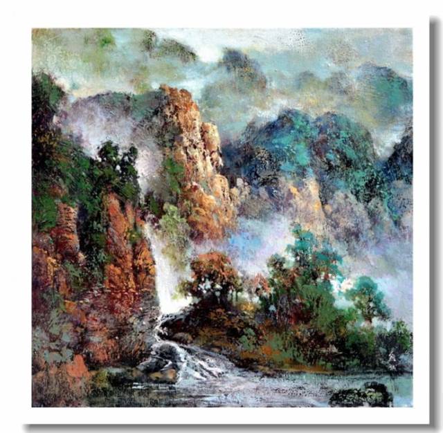 国韵魅魂--中国画家熊斌新国学油画作品赏析