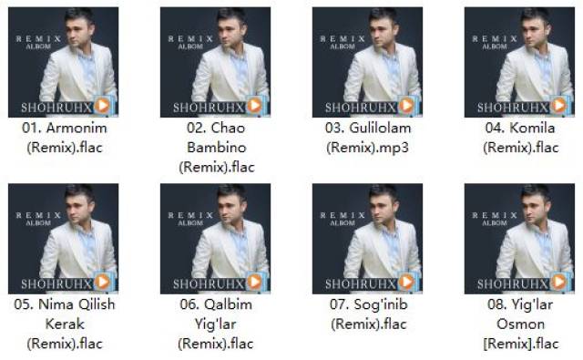 乌兹别克斯坦当红男星shohruhxon最新网络数字版专辑