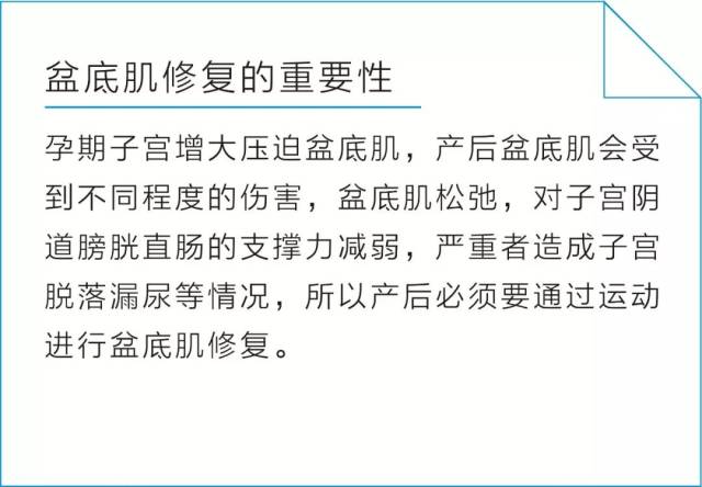 产后骨盆和盆底肌修复,原来这么重要!