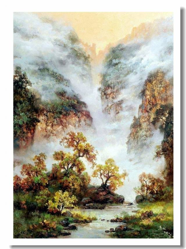 国韵魅魂--中国画家熊斌新国学油画作品赏析