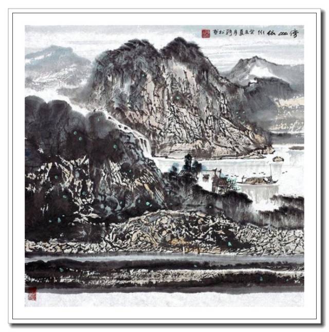 刚柔苍润--中国画家张松江南山水画作品赏析