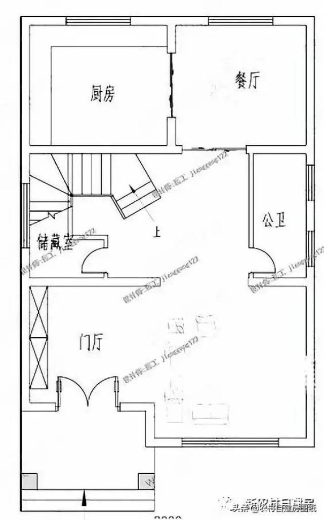 农村建房宅基地小,8米以下的开间,这些小豪宅看着就很