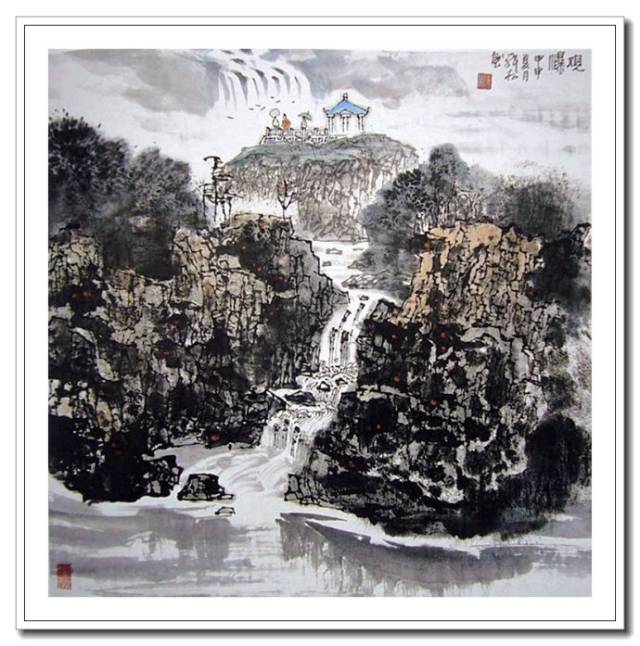 刚柔苍润--中国画家张松江南山水画作品赏析