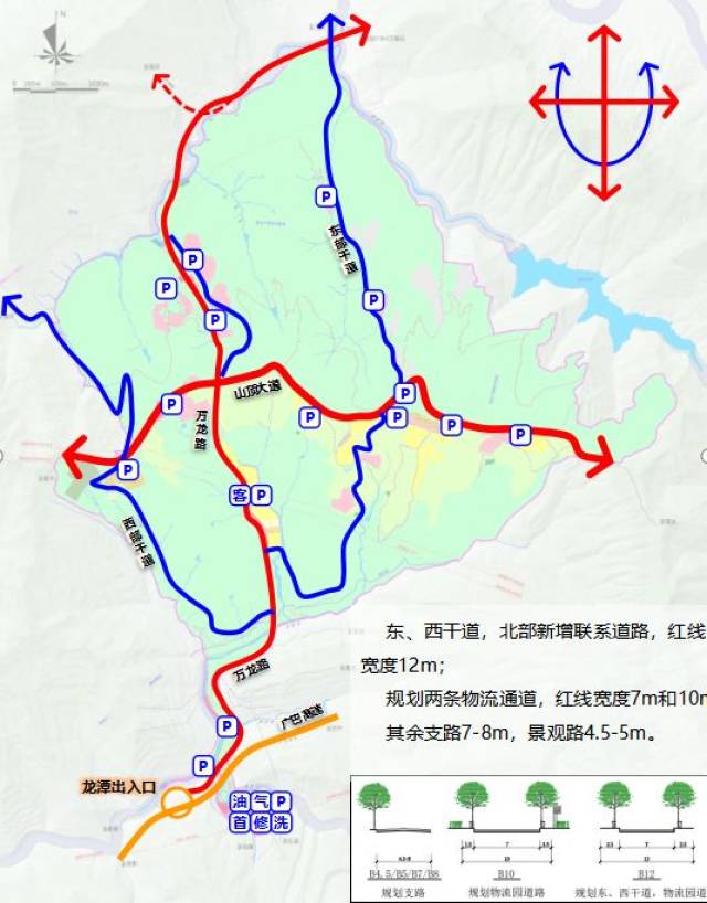 《广元市龙潭乡组团控制性详细规划》