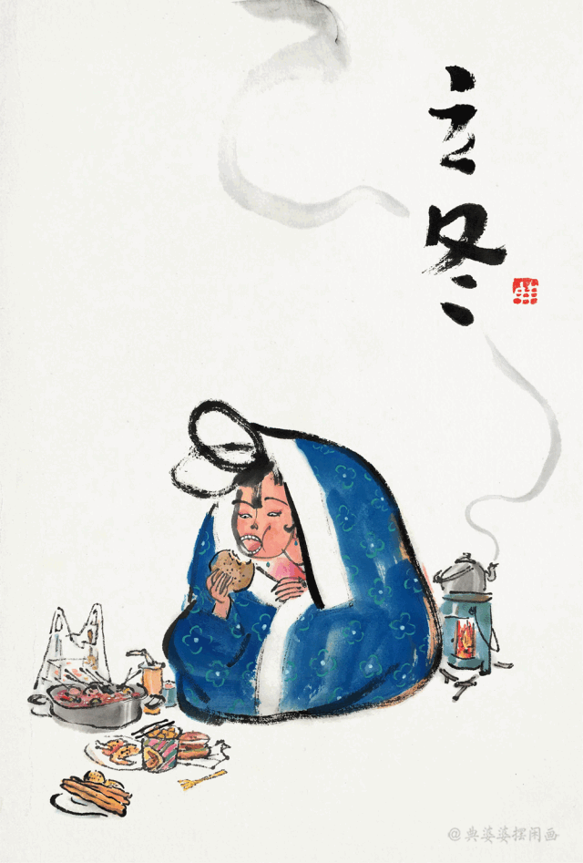 24节气手绘图来啦.