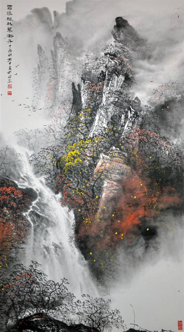 著名山水画画家杜中良 作品欣赏