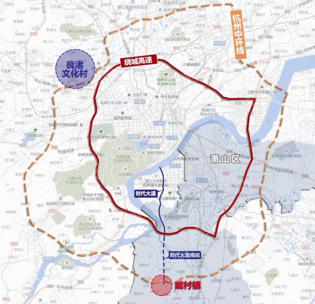 (好地解读) 杭州中环坐实"北良渚南戴村",戴村首推低密度宅地