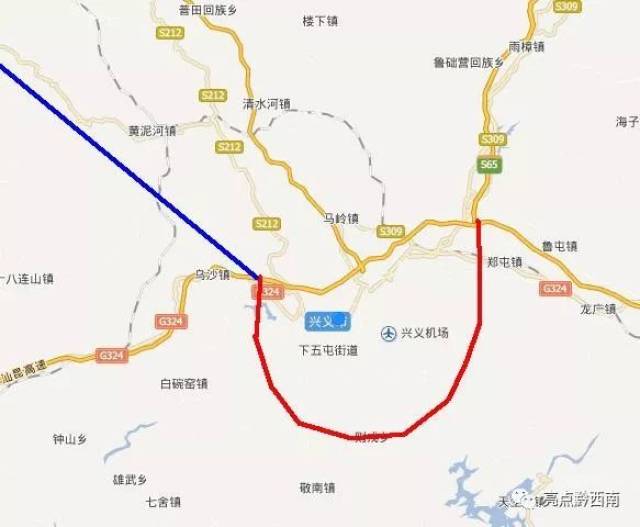 已建成通车的晴兴高速公路对接,接线处与汕昆高速公路十字交叉,经楼纳