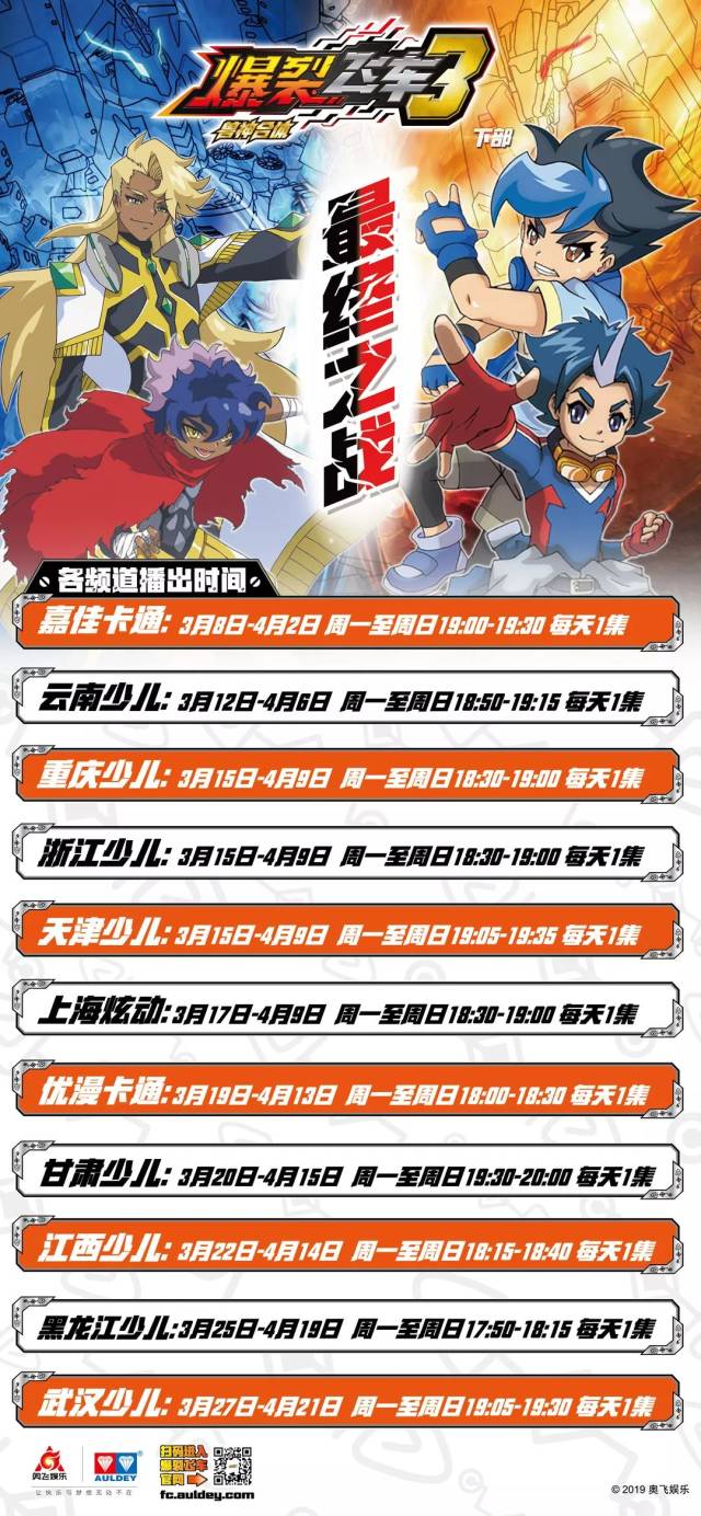 【动漫】最终之战今日打响!《爆裂飞车3》下部3月8日开播!