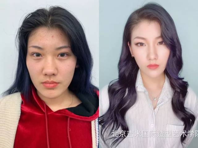 图为北京吉米化妆学校女神蜕变课堂