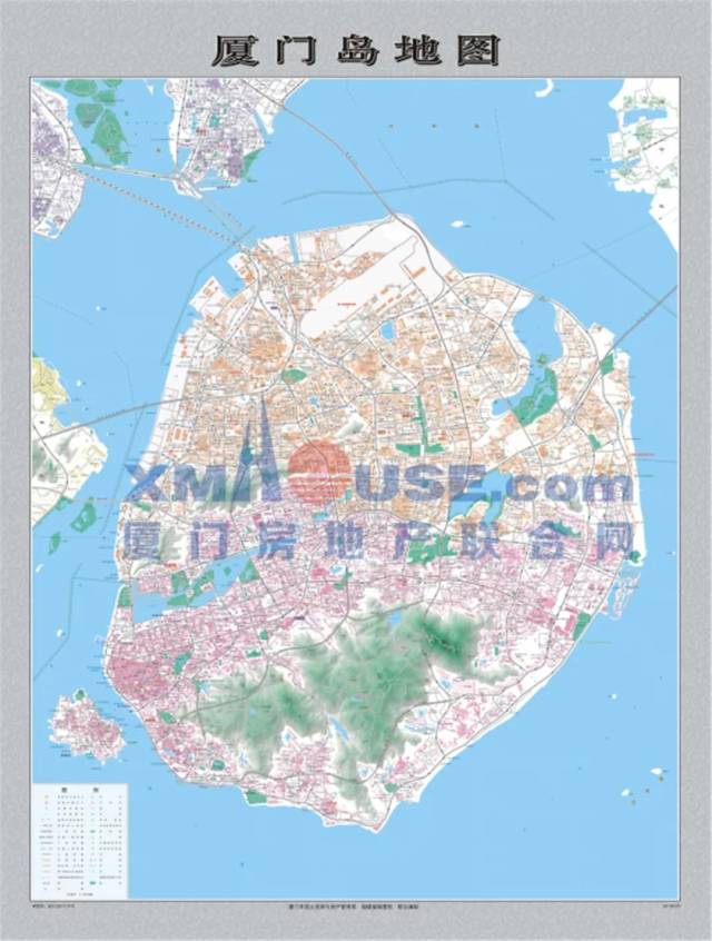 2013年,厦门市地图,来自厦门市国土资源与房产管理局 172