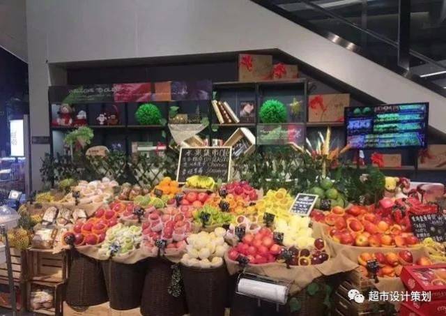 一组超市水果陈列大赛剪影!