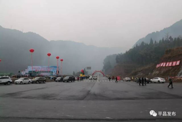 平昌县城至响滩,白衣至岳家两条脱贫道路途经金宝新区,六门乡,大寨镇