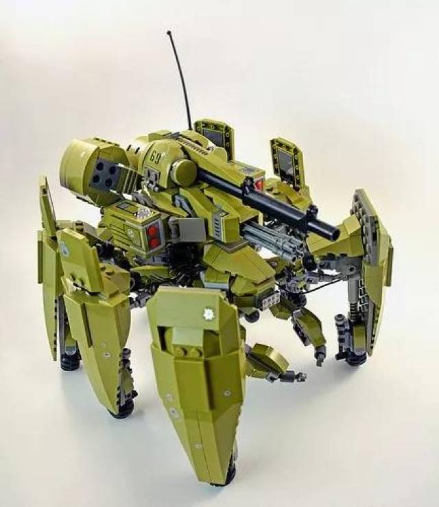 lego乐高moc作品欣赏:高达ez8及其他