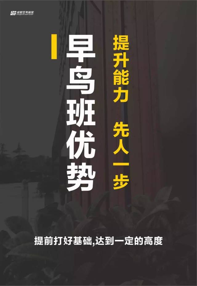 不打无准备之仗!成艺2020届早鸟集训班如期开课