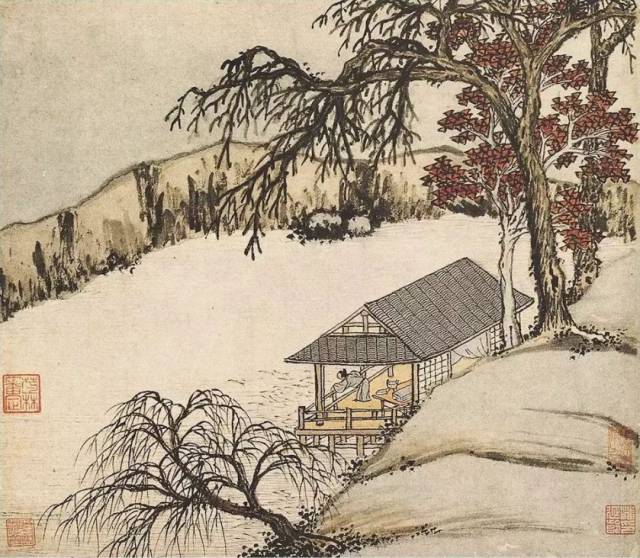 古代别墅田园耕读之乐(高清大图)