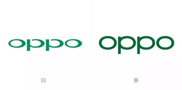 今天oppo采用了新的logo设计,字体发生了大变化