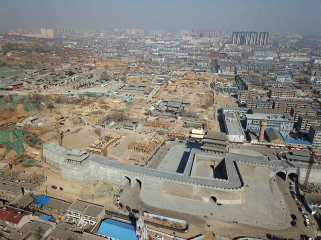 山西忻州古城改造 再现千年
