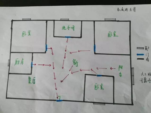 亲子绘制逃生图,安全意识驻家庭——快来看看宿迁消防