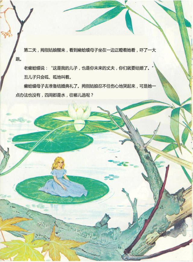 儿童绘本故事推荐《彩色世界童话全集—拇指姑娘》_手机搜狐网