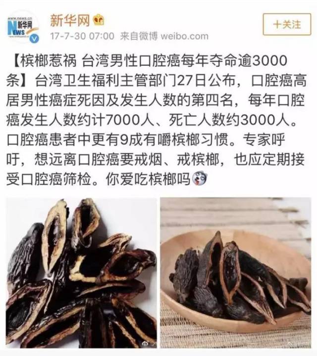 "槟榔加烟,法力无边"真是这样的吗?