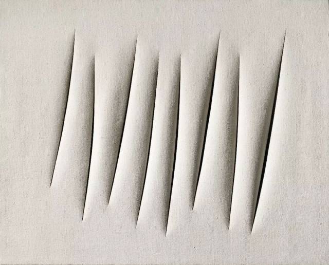 卢西奥·丰塔纳 lucio fontana 突破图像的平面局限