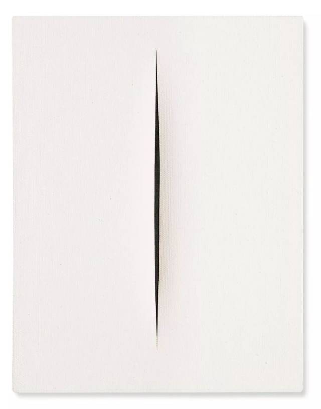 卢西奥·丰塔纳 lucio fontana 突破图像的平面局限