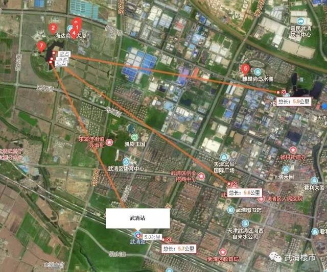 让我们先看看中心区域武清商务区的规划  ▼ 规划效果图