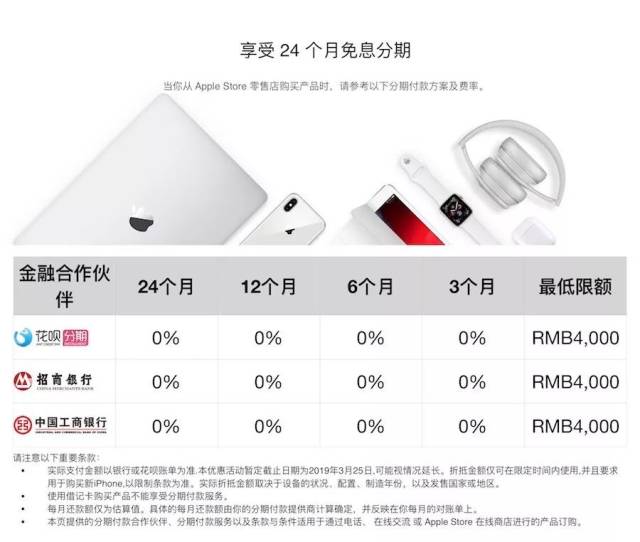 购买苹果手机分期付款中国工商银行卡