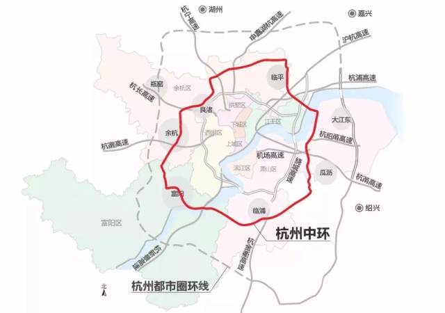 绕城西复线在富阳还有两条连接线,一条是高桥互通连接线,还有一条是