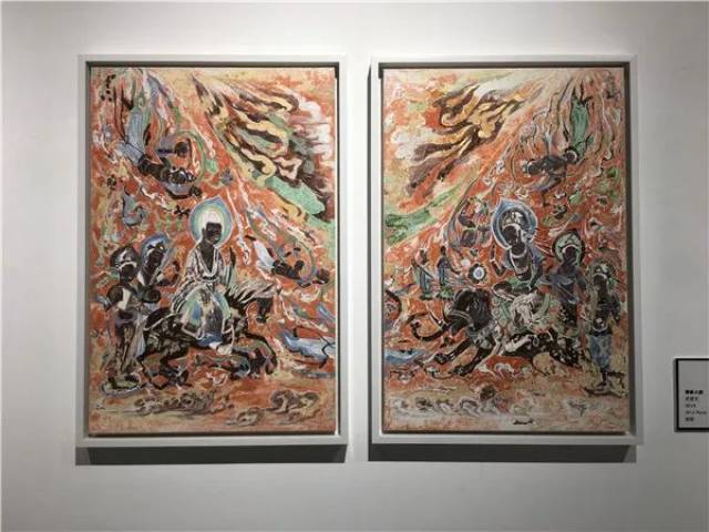 东方艺术·大家 丨在北京遇见敦煌,朗空美术馆"岩彩"绘画展