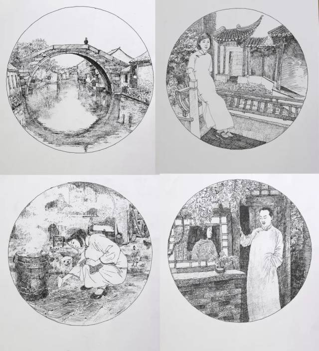 静以笔墨--六中赵玉老师个人作品赏析