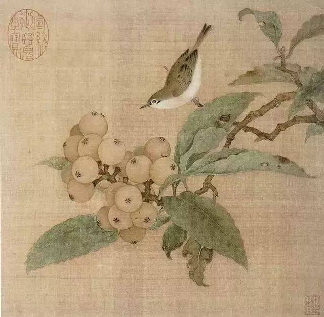 宋人工笔花鸟小品